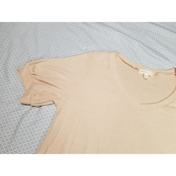 NWOT Perfect Peach Womens XL Sweater Elbow Sleeve Pink/Peach - Picture 3 of 7